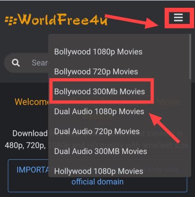 click on Bollywood movies