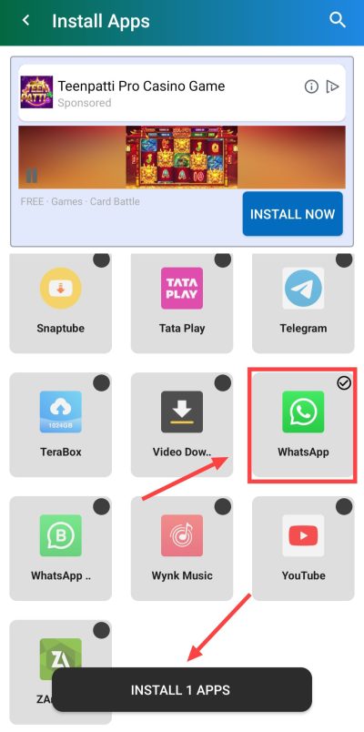 Install WhatsApp Parallel 