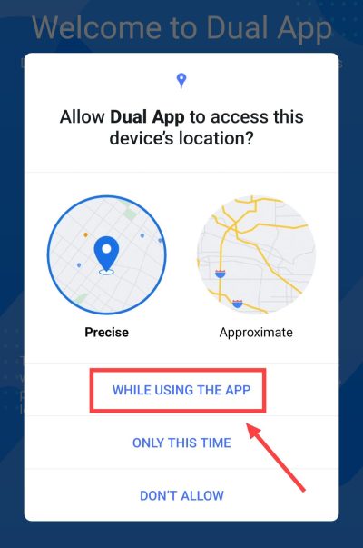 Give Location Access 