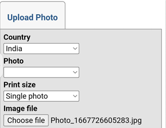 Passport Size photo making Website