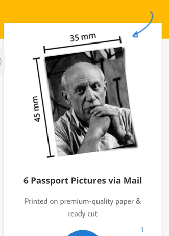 Passport size photo convert