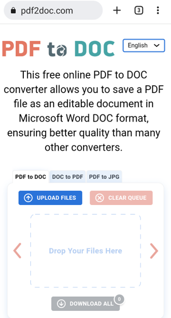 PDF to Docs convert