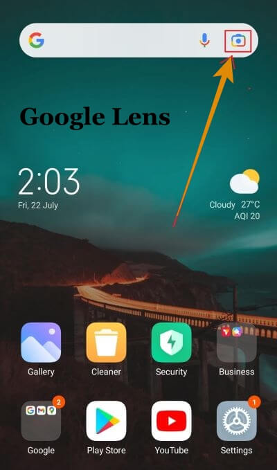 Google lens mobile