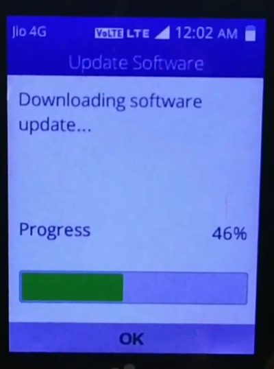Downloading update 