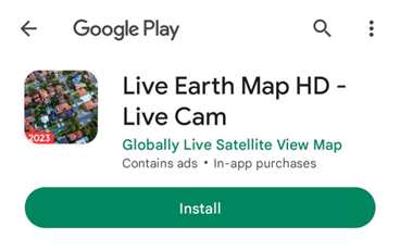 Live earth map 