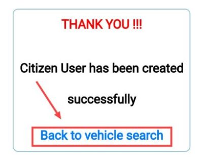 back to vehicle search