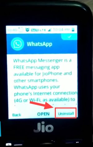 Install WhatsApp On Jio Phone