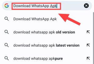 Search Download WhatsApp