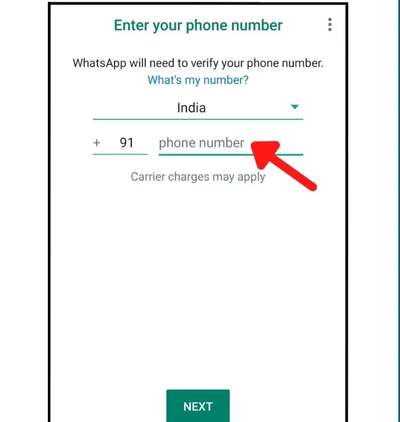 mobile number