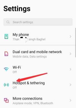 hotspot and tethering