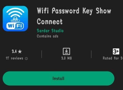 wifi password key show connect