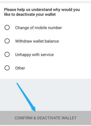 confirm and activate wallet