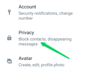Go to Privacy