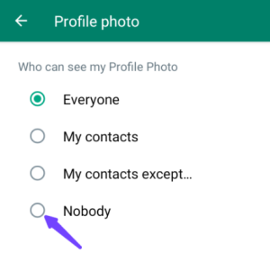 Select Nobody