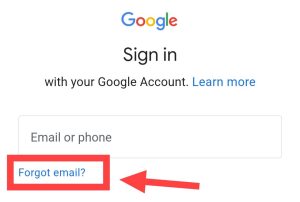 forget email