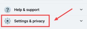 setting and privacy